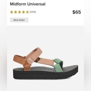 Teva Midform Universal sandal sz 7